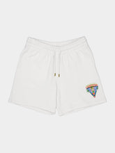 Casablanca White Innocence Triangle Sweatshorts