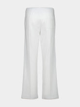 Casablanca White Tennis Club Icon Pintuck Joggers