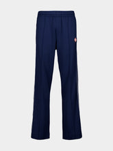 Casablanca Navy Blue Viscose Track Pants