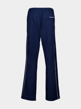 Casablanca Navy Blue Viscose Track Pants
