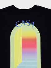 Casablanca Black L’Arche Organic Cotton T-Shirt