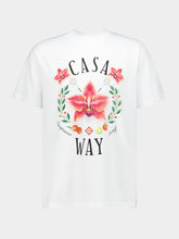 Casablanca White Casa Way Orchid T-Shirt
