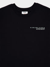 Casablanca Black Glitch Orchid Oversized T-Shirt