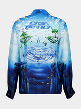 Casablanca Lost Atlantis Silk Cuban Shirt