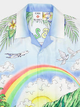 Casablanca Aloha Long Sleeve Silk Shirt