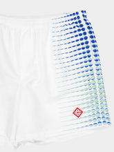 Casablanca Blue and Green Dots Printed Swim Shorts