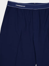 Casablanca Navy Blue Sports Trousers in Virgin Wool