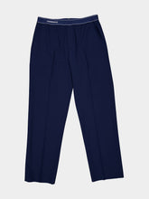 Casablanca Navy Blue Sports Trousers in Virgin Wool