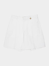 Casablanca White Monogram Cotton Shorts