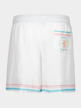 Casablanca White Dance Joy Silk Shorts