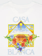 Casablanca White Flower Court Icon T-Shirt