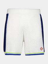 Casablanca White Crochet Cotton Shorts
