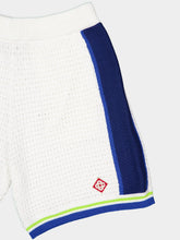 Casablanca White Crochet Cotton Shorts