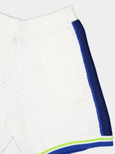 Casablanca White Crochet Cotton Shorts