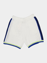 Casablanca White Crochet Cotton Shorts