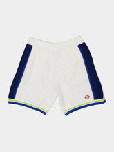 Casablanca White Crochet Cotton Shorts