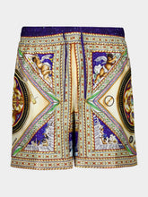 Casablanca Multicolour Silk Plafond Orné Shorts