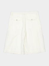 Casablanca White Pleated Baggy Shorts
