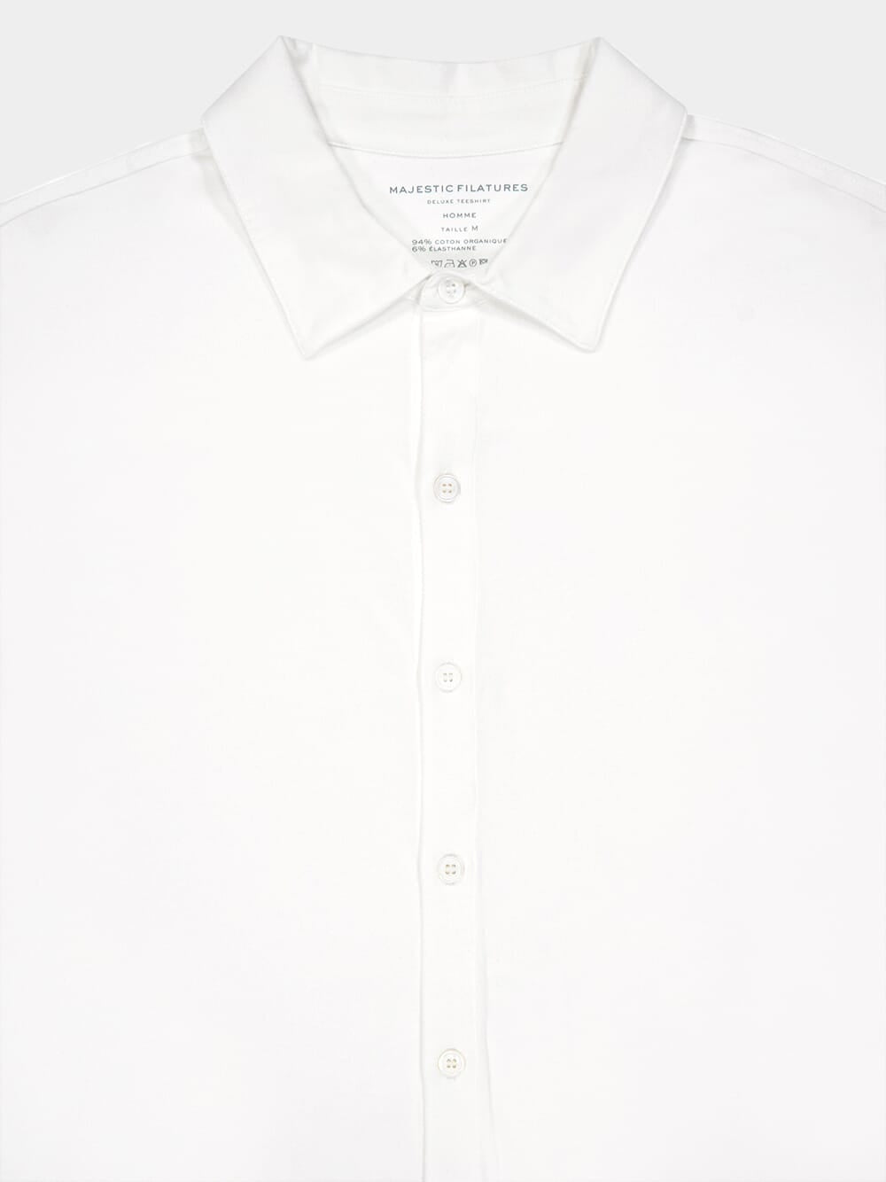 White Organic Cotton Artisanal Dyeing Herman Shirt