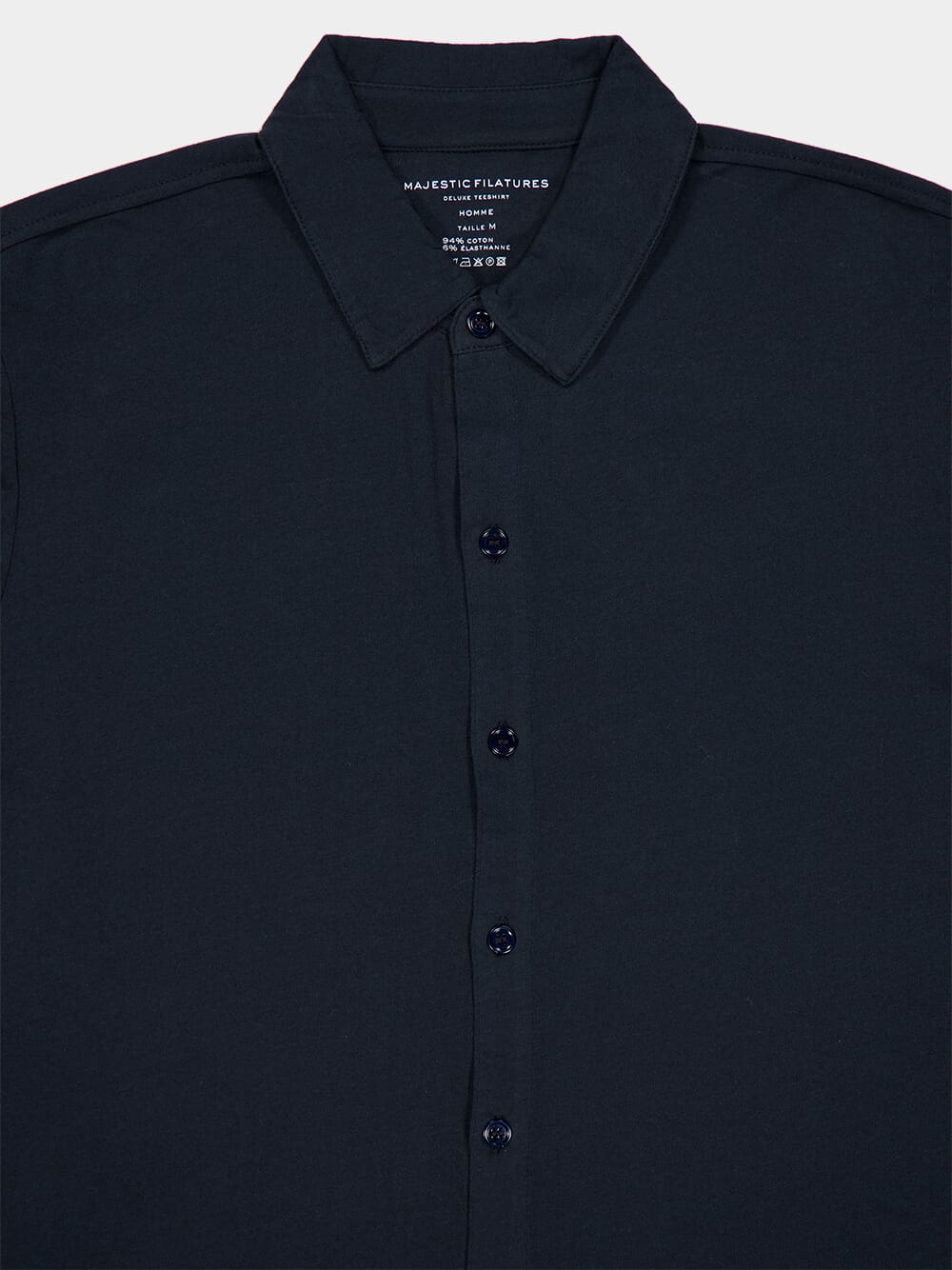 Navy Blue Organic Cotton Artisanal Dyeing Herman Shirt