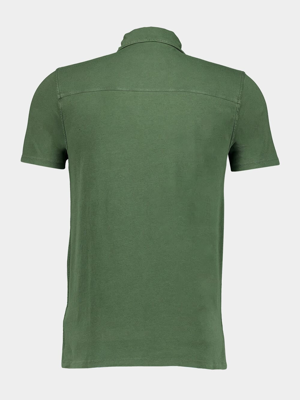 Tuscan Green Organic Cotton Short-Sleeved Polo