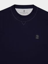 Brunello Cucinelli Cobalt Blue Cotton Sport T-Shirt