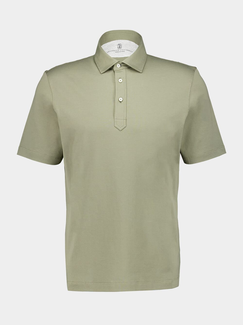 Olive Green Cotton Polo