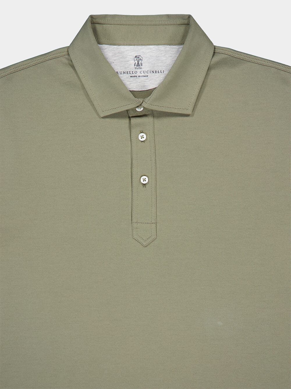 Olive Green Cotton Polo