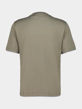 Brunello Cucinelli Khaki Cotton Faux-Layered T-Shirt