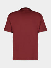 Brunello Cucinelli Red Cotton Jersey Faux-Layer T-Shirt