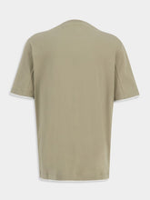 Brunello Cucinelli Khaki Green Faux-Layered Cotton T-Shirt