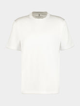 Brunello Cucinelli White Cotton Jersey Faux-Layer T-Shirt