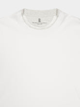 Brunello Cucinelli White Cotton Jersey Faux-Layer T-Shirt