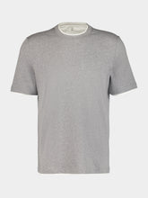 Brunello Cucinelli Grey Cotton Jersey Faux-Layer T-Shirt