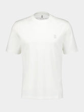 Brunello Cucinelli White Cotton Jersey T-Shirt