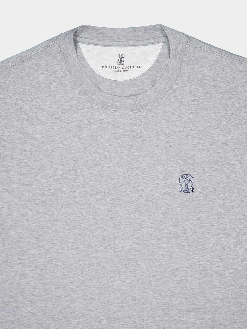 Grey Cotton Jersey T-Shirt