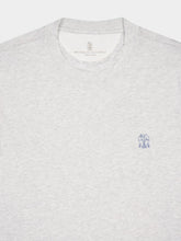 Brunello Cucinelli Grey Cotton Jersey Crew Neck T-Shirt