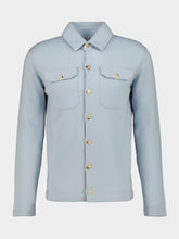 Piacenza 1733 Light Blue Cashmere Buttoned Overshirt