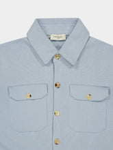 Piacenza 1733 Light Blue Cashmere Buttoned Overshirt