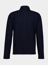 Piacenza 1733 Dark Blue Cashmere Buttoned Overshirt