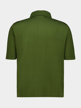 Piacenza 1733 Forest Green Cotton Polo Shirt