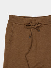 Piacenza 1733 Brown Wool Wide-Leg Knit Trousers