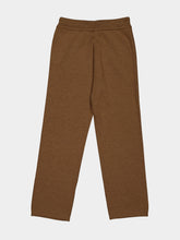 Piacenza 1733 Brown Wool Wide-Leg Knit Trousers