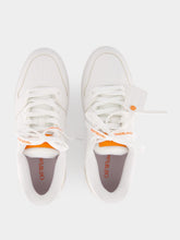 Off-White White and Orange Out of Office Molded Sneakers