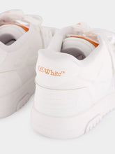 Off-White White and Orange Out of Office Molded Sneakers
