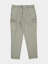 Brunello Cucinelli Military Green Cotton Cargo Trousers