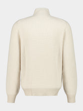 Brunello Cucinelli Panama Cashmere English Rib Turtleneck