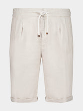 Brunello Cucinelli Jute Linen Gabardine Bermuda Shorts