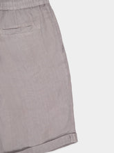 Brunello Cucinelli Light Grey Linen Gabardine Bermuda Shorts