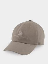 Brunello Cucinelli Khaki Cotton Baseball Cap